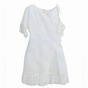 NWT for love & lemons Trinidad cover up lace mini dress Sz L